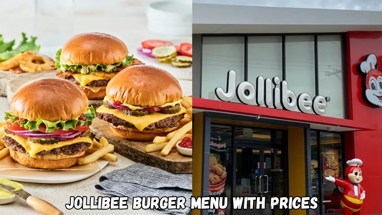 Jollibee Burger Menu With Prices
