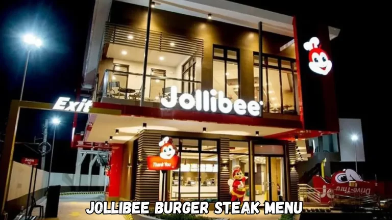 Jollibee Burger Steak Menu